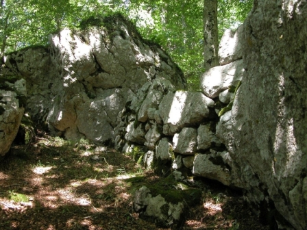 un altro tratto di muro della cinta di Caselle